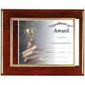 Piano Finish Rosewood Certificate Holder 6"x8"